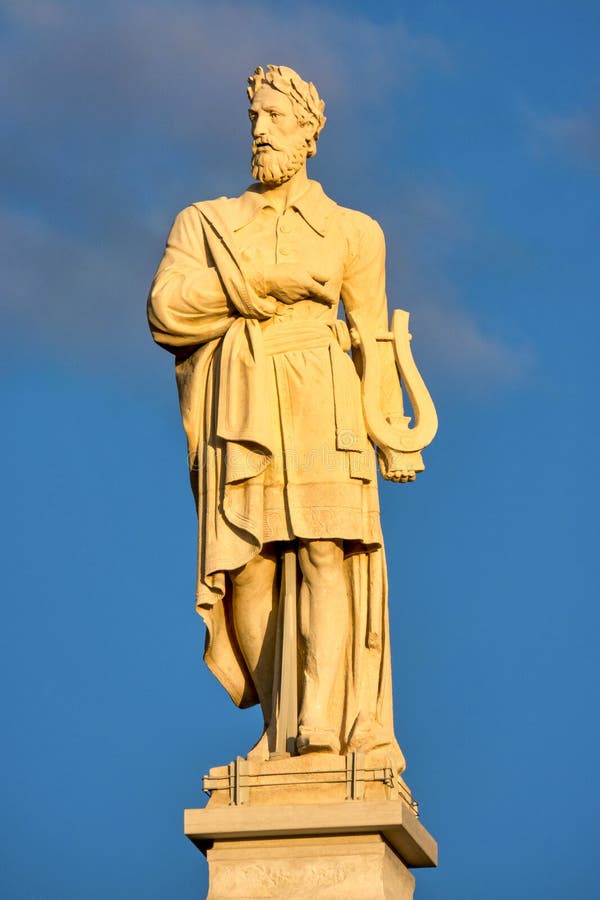 Monument to Ludovico Ariosto in Piazza Ariostea, Ferrara Italy. Monument to Ludovico Ariosto in Piazza Ariostea, Ferrara Italy