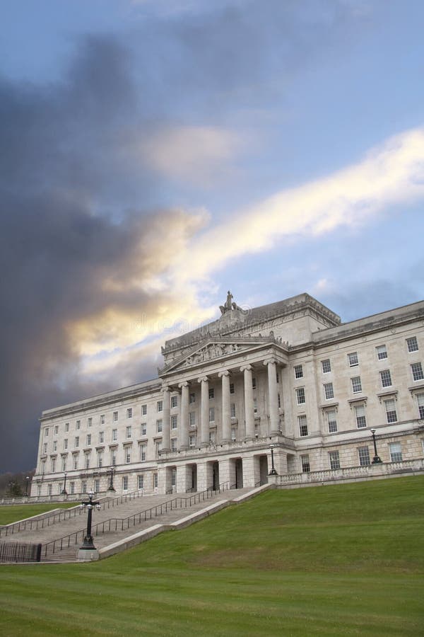 Moody sky over Stormont