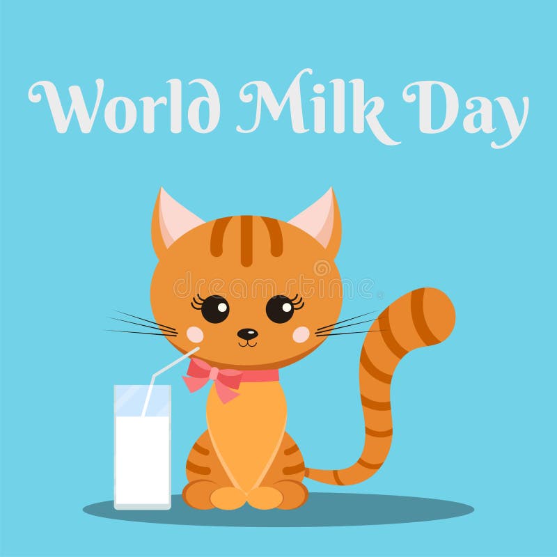 Mooi achtergrondbannerontwerp voor de dag van de Wereldmelk vector illustratie Mooi achtergrondbannerontwerp voor de dag van de Wereldmelk vector illustratie