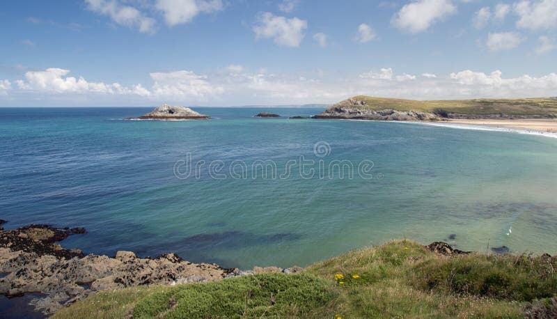 Mooi landschap Van Cornwall royalty-vrije stock foto