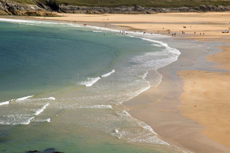 Mooi landschap Van Cornwall royalty-vrije stock foto