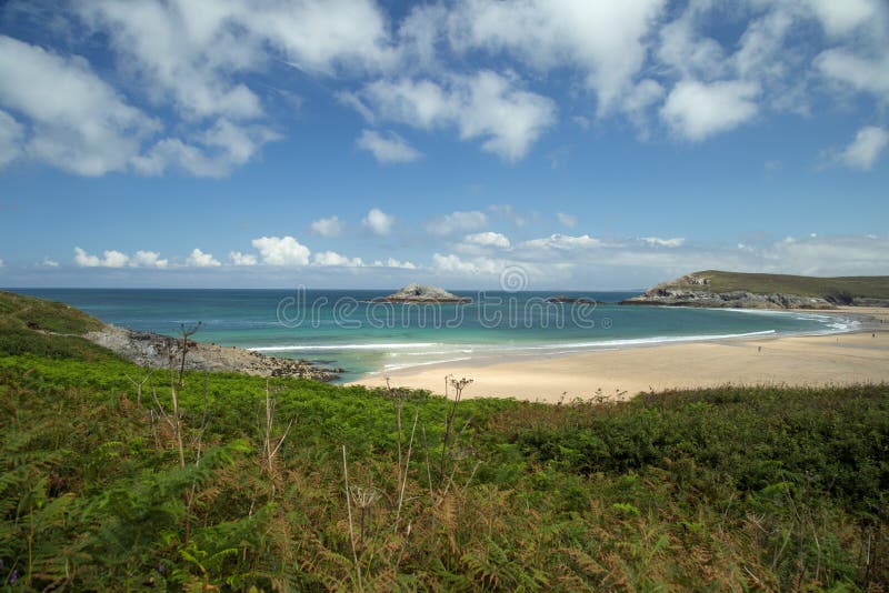 Mooi landschap Van Cornwall stock foto