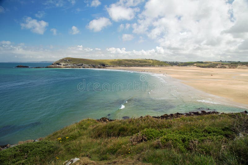 Mooi landschap Van Cornwall stock foto's