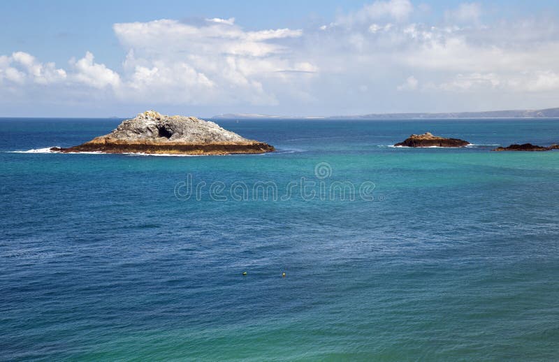 Mooi landschap Van Cornwall stock foto