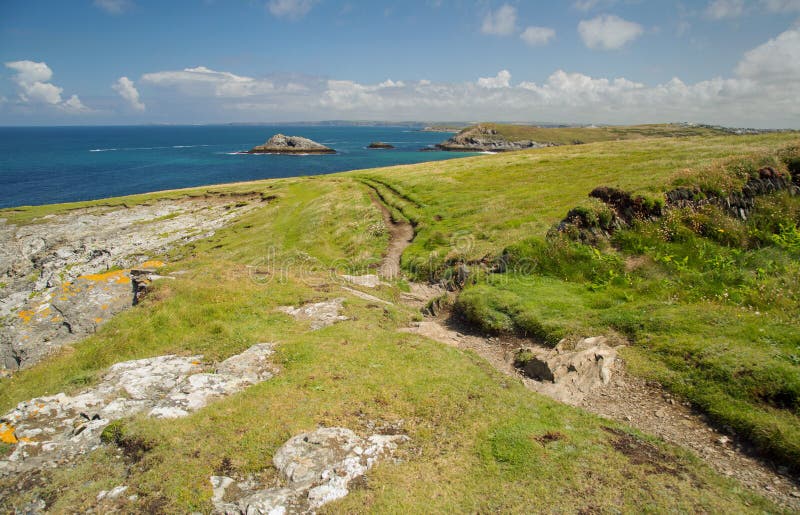 Mooi landschap Van Cornwall stock foto