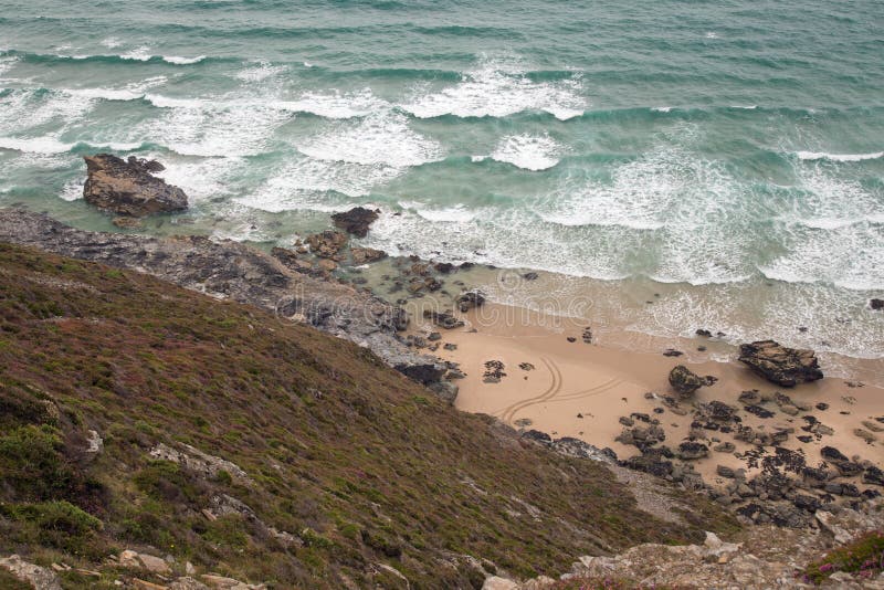 Mooi landschap Van Cornwall stock fotografie