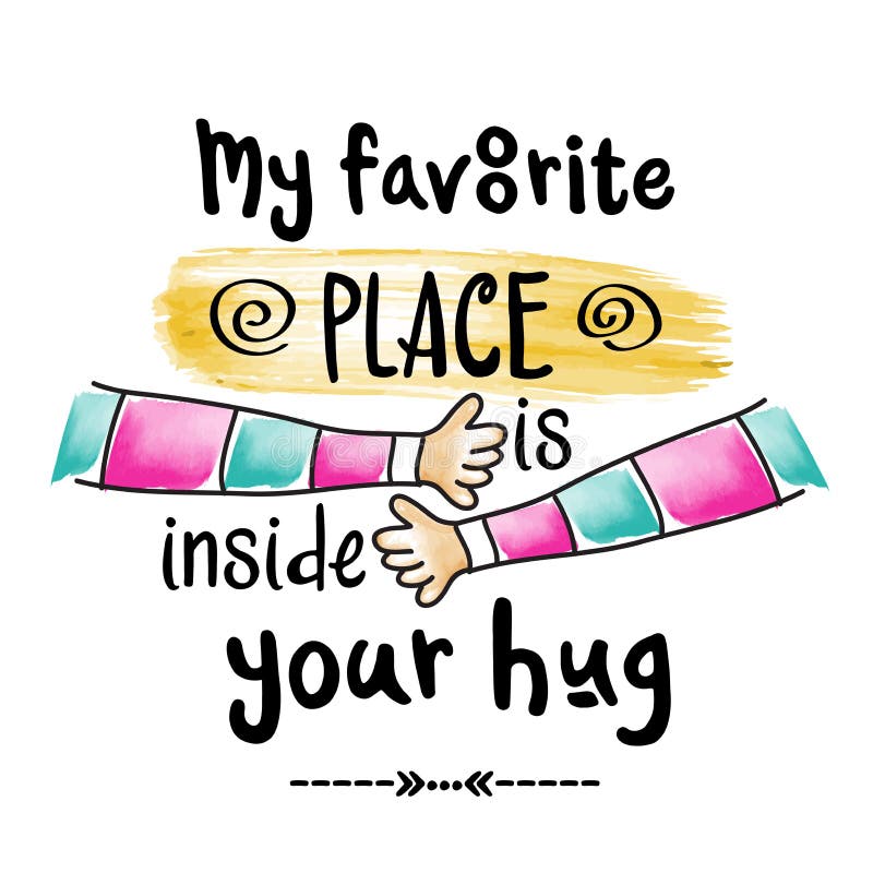 Mooi modern inspirational citaat stock illustratie