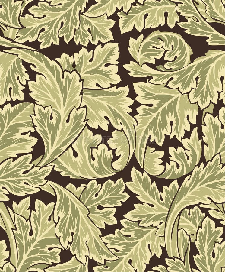 Mooi naadloos rococo patroon stock illustratie Mooi naadloos rococo patroon stock illustratie