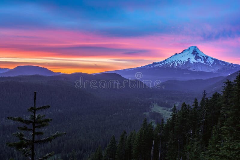 Mooi Van Kap Van Het Onderstel in Oregon, De V Stock Foto - Image of noordwesten, heuvel: 56048216