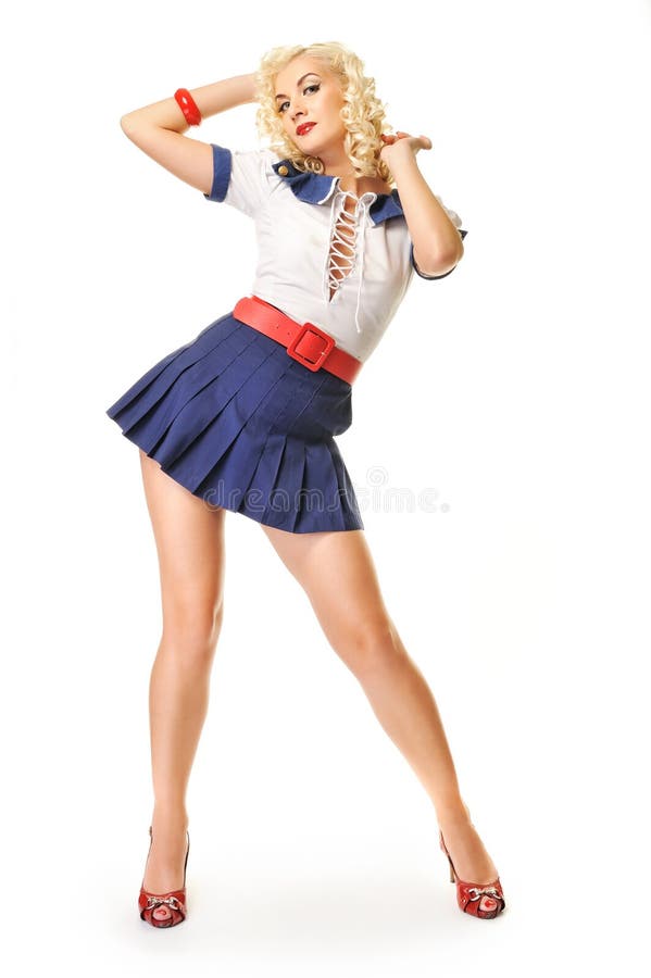 Charmant retroportret van een vrouw royalty-vrije stock fotografie