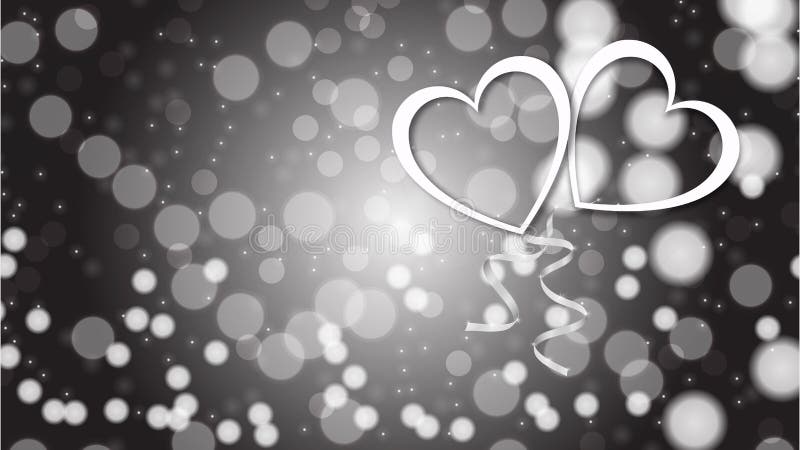 Mooie abstracte textuur van witte zilveren schitterende liefdeharten op de Dag van Gelukkig Valentine op de achtergrond bokeh stock illustratie Mooie abstracte textuur van witte zilveren schitterende liefdeharten op de Dag van Gelukkig Valentine op de achtergrond bokeh stock illustratie