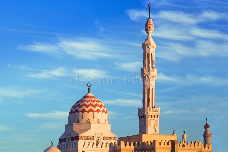 Mooie architectuur van Moskee in Luxor