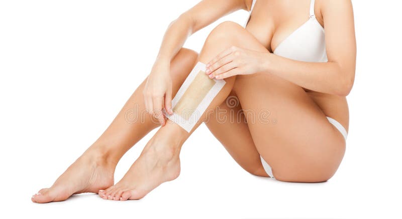 Mooie de vrouwen lange benen van de ontharing stock foto's Mooie de vrouwen lange benen van de ontharing stock foto's