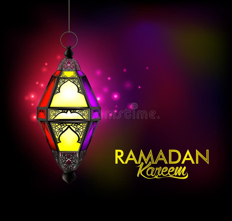 Mooie Elegante Ramadan Kareem Lantern of Fanous stock illustratie Mooie Elegante Ramadan Kareem Lantern of Fanous stock illustratie