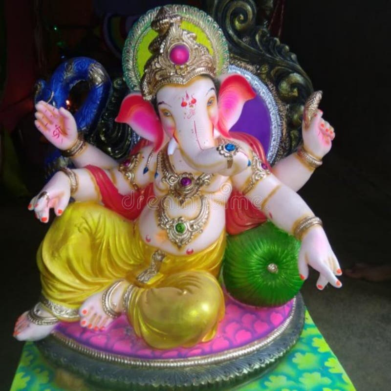 Mooie ganpatifoto stock illustratie Mooie ganpatifoto stock illustratie