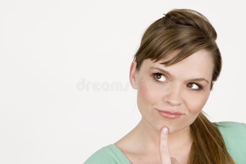 Mooie jonge vrouw stock afbeelding