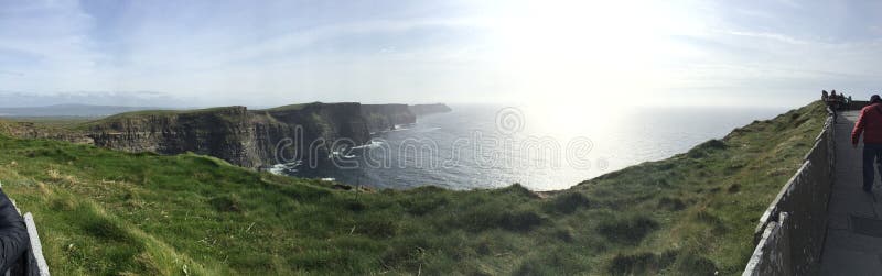 Mooie Klippen van Moher, Ierland royalty-vrije stock fotografie Mooie Klippen van Moher, Ierland royalty-vrije stock fotografie