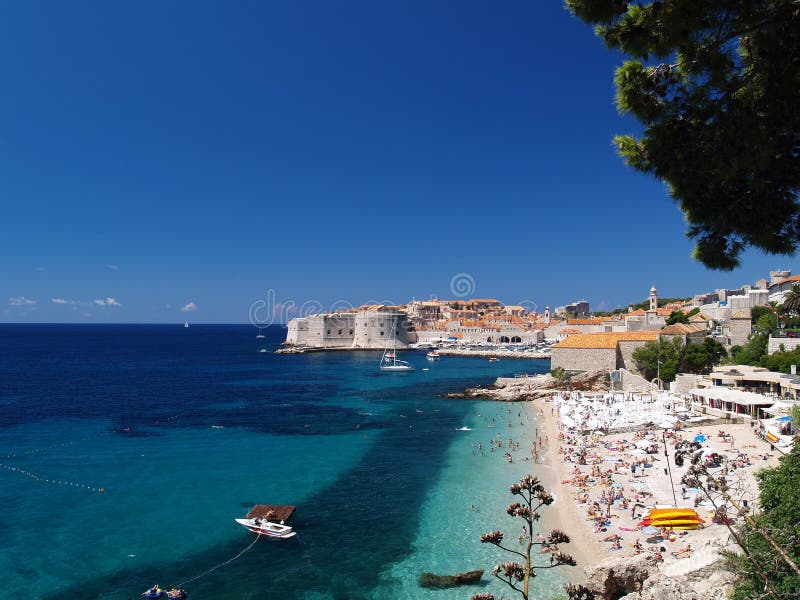 Prachtig uitzicht op Dubrovnik royalty-vrije stock foto