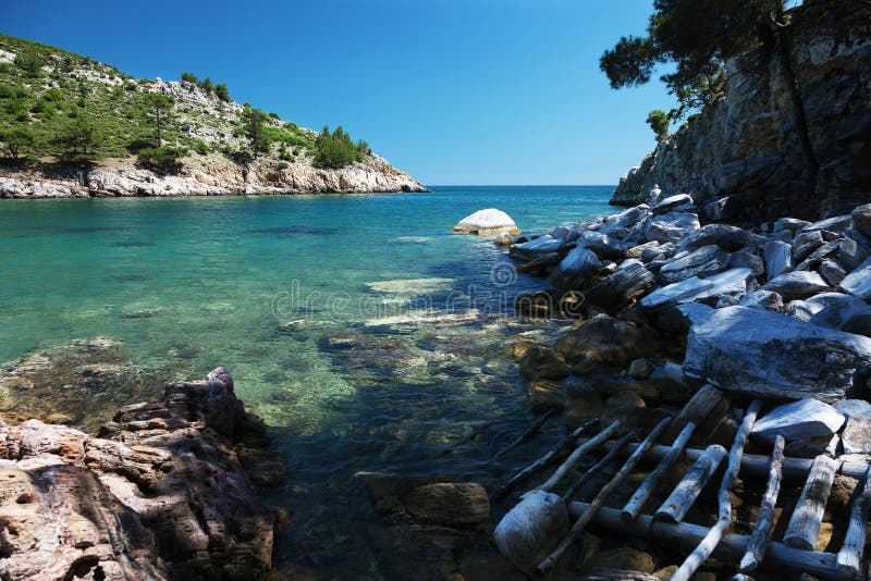 Mooie seaview stock foto