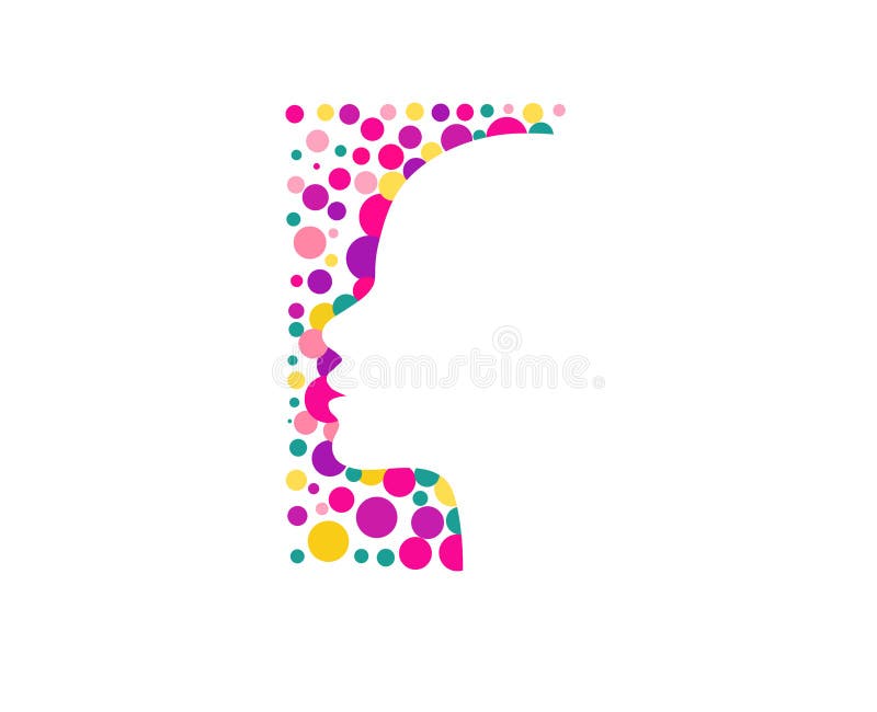 Mooie vrouw die met kleurenbel wordt gestileerd vector illustratie Mooie vrouw die met kleurenbel wordt gestileerd vector illustratie