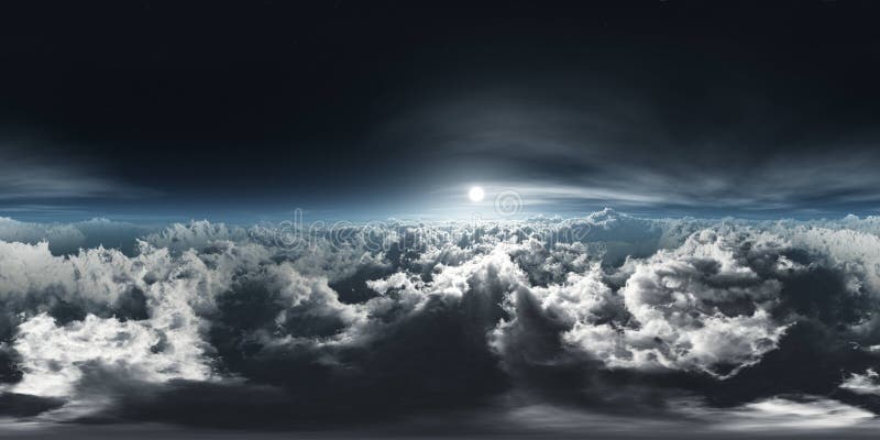 Mooie wolken, panorama van wolken, HDRI, milieukaart royalty-vrije stock afbeeldingen Mooie wolken, panorama van wolken, HDRI, milieukaart royalty-vrije stock afbeeldingen
