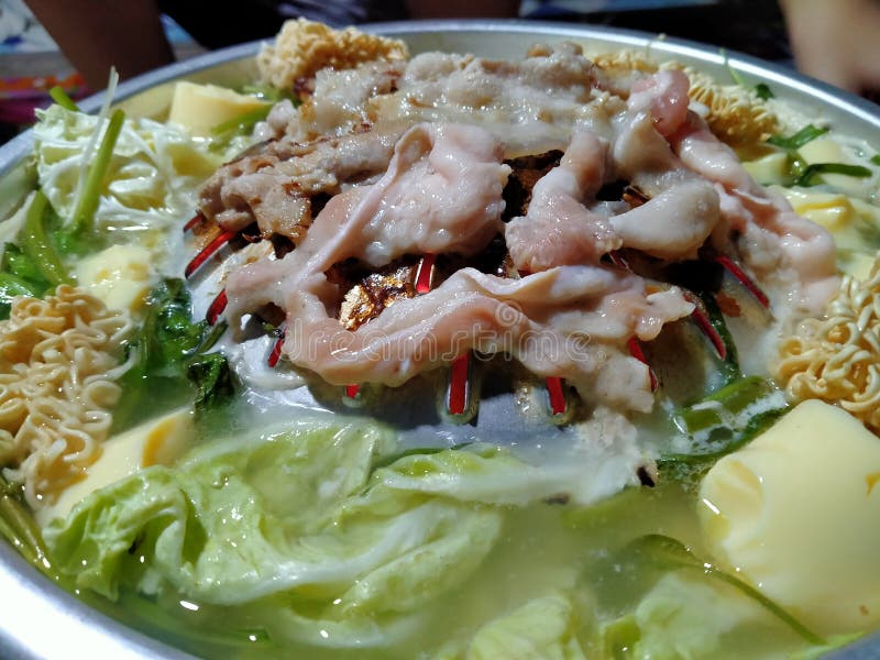 A Thailand Dinner in a Restaurant Stock Image - Image of bread 