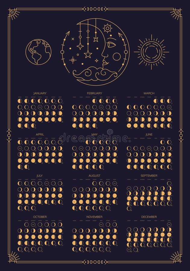 100,000 Moon phase Vector Images