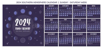 Calendar 2024 Moon Stock Illustrations – 562 Calendar 2024 Moon Stock ...