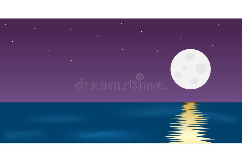 Moon at night royalty free stock images