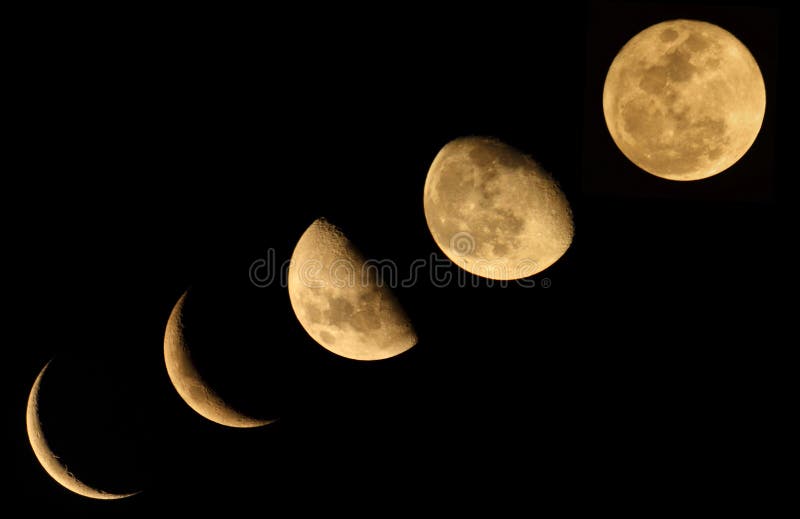 The Moon Phase royalty free stock image The Moon Phase royalty free stock image