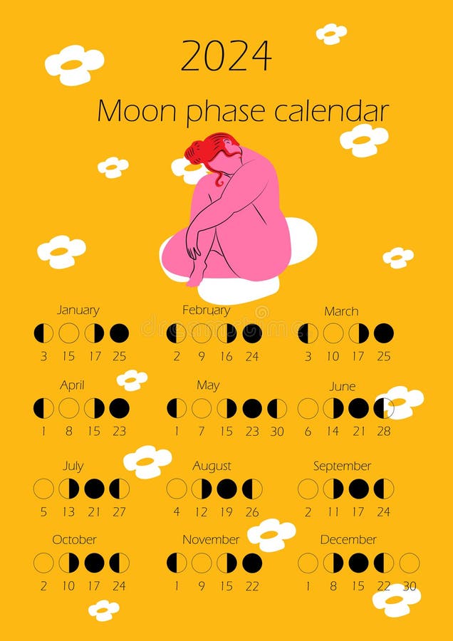 Moon Calendar 2024 India - Kare Kessiah