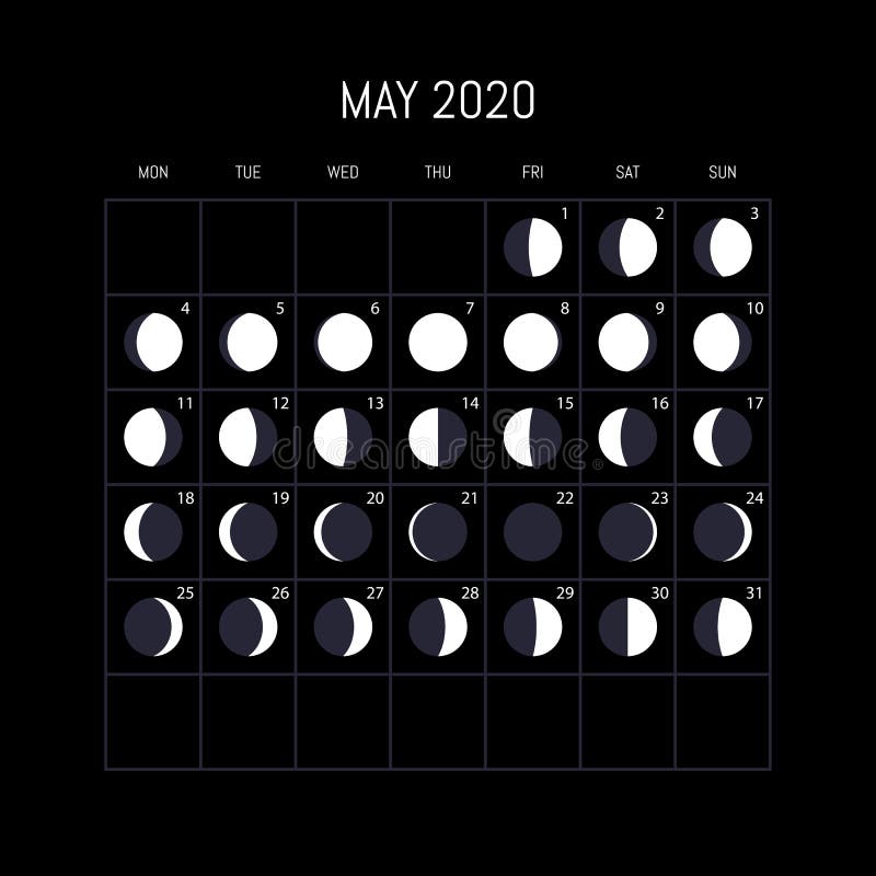 May 2024 Calendar With Moon Phases Easy to Use Calendar App 2024