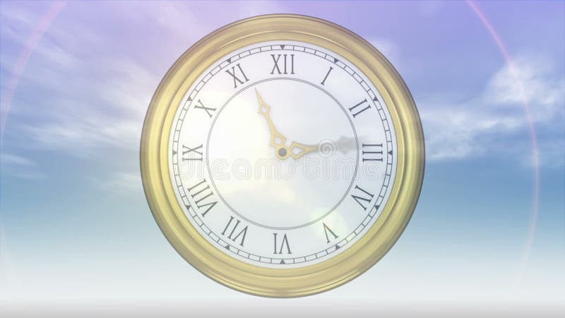 Moon and Sun Rising and Falling with Clock Stock Footage - Video of time,  sunrise: 47642034