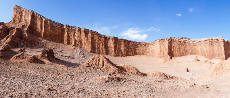 The Moon Valley or Vale De La Luna in the Atacama Desert Stock Photo - Image of mountain, hiking: 178897584