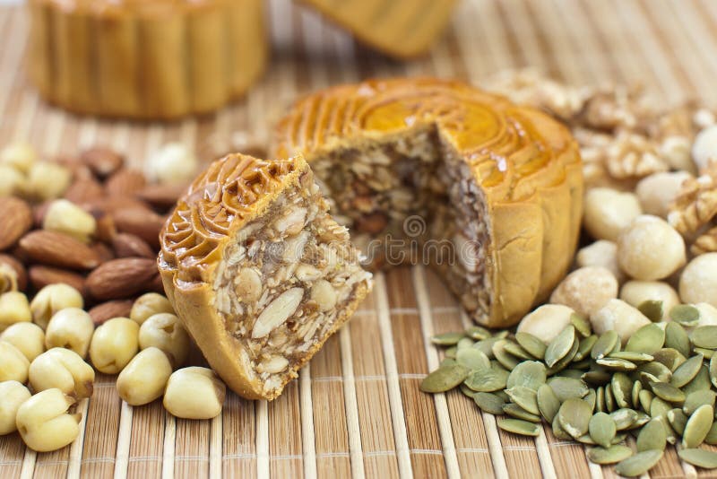 Mooncake imagen de archivo libre de regalías Mooncake imagen de archivo libre de regalías