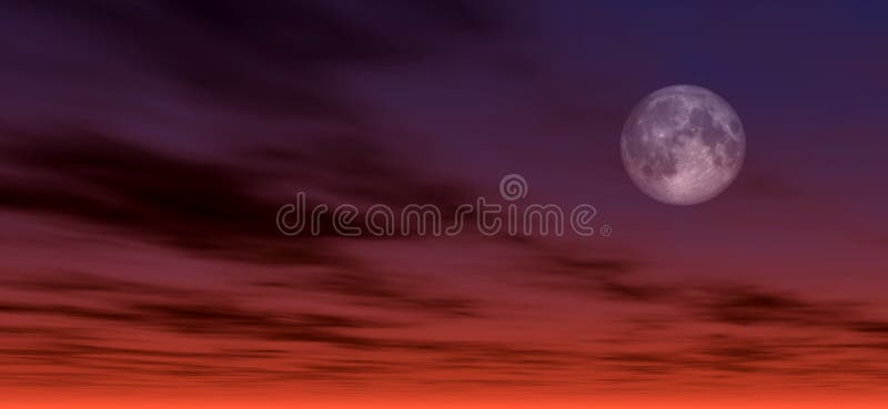 Moonlight background 2 royalty free illustration Moonlight background 2 royalty free illustration