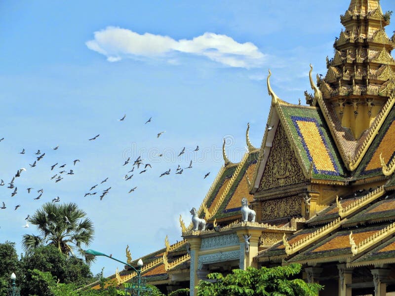 The Moonlight Pavilion located at the Royal Complex in Phnom Penh Cambodia.