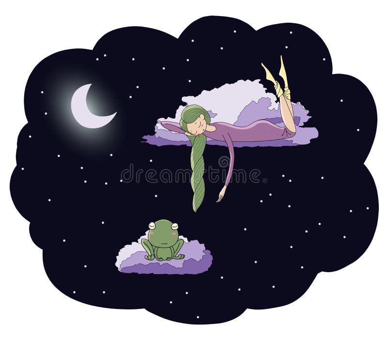 Sleeping Frog Design Stock Illustrations 77 Sleeping Frog Design
