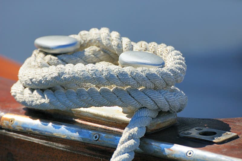 Moored boat