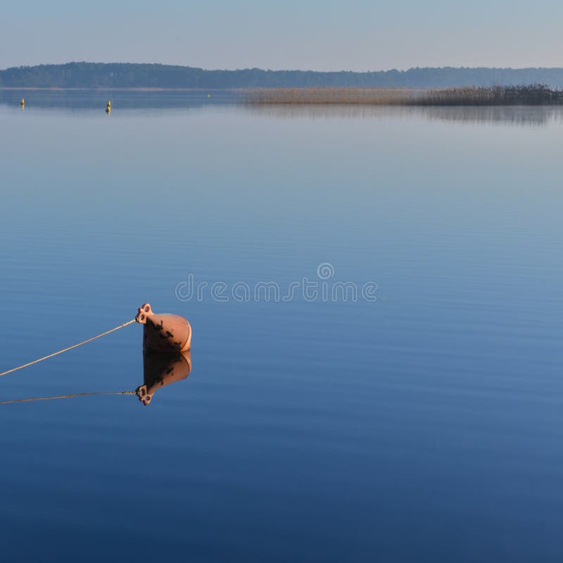 Mooring buoy on a lake stock image. Image of dreams, recreational 52150151