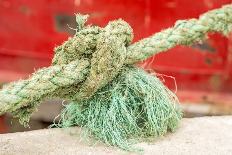 Mooring line of a trawler stock image. Image of fixed 62057667