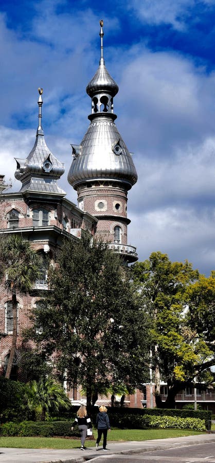 Moorish Minarets, domes and Cupolas of a Tampa Hotel royalty free stock photos Moorish Minarets, domes and Cupolas of a Tampa Hotel royalty free stock photos
