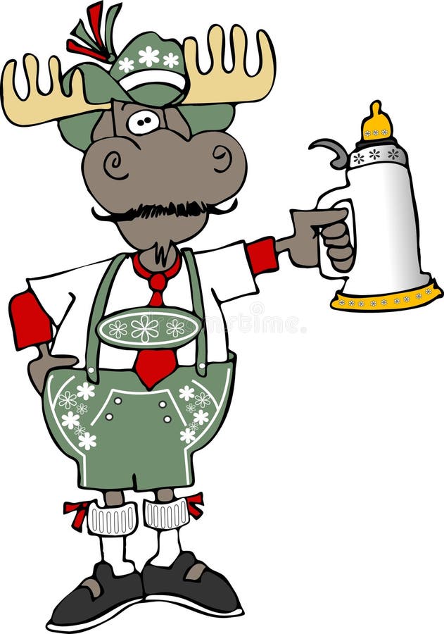 moose oktoberfest ilustracji moose oktoberfest ilustracji