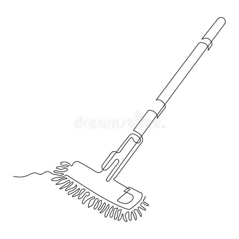 Line Drawing Mop Stock Illustrations 566 Line Drawing Mop Stock