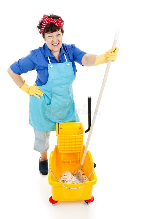 mop горничной стоковое изображение rf mop горничной стоковое изображение rf