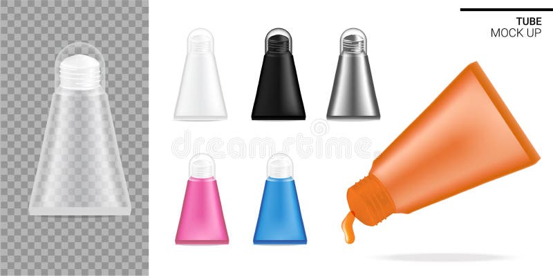 Moquerie de tube vers le haut de cosmétique réaliste ou de nourriture transparent et noir et blanc de sauce Soins de santé et emb illustration de vecteur Moquerie de tube vers le haut de cosmétique réaliste ou de nourriture transparent et noir et blanc de sauce Soins de santé et emb illustration de vecteur