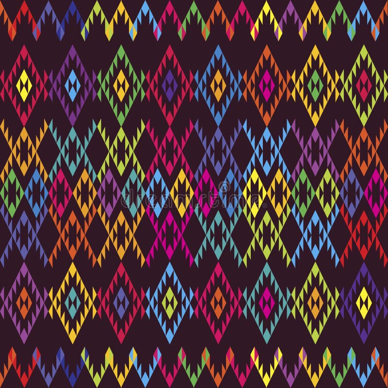 Moquette colorata etnica illustrazione vettoriale Moquette colorata etnica illustrazione vettoriale