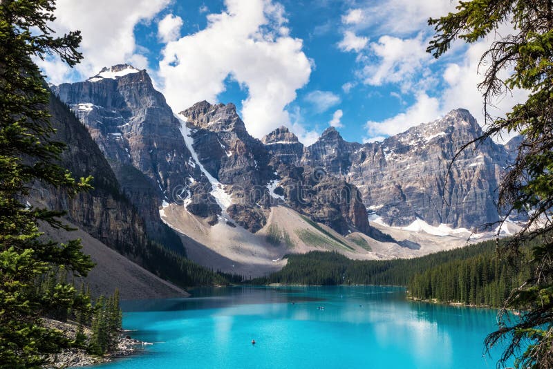 Moraine Lake in Banff National Park, Canadian Rockies, Alberta, Canada