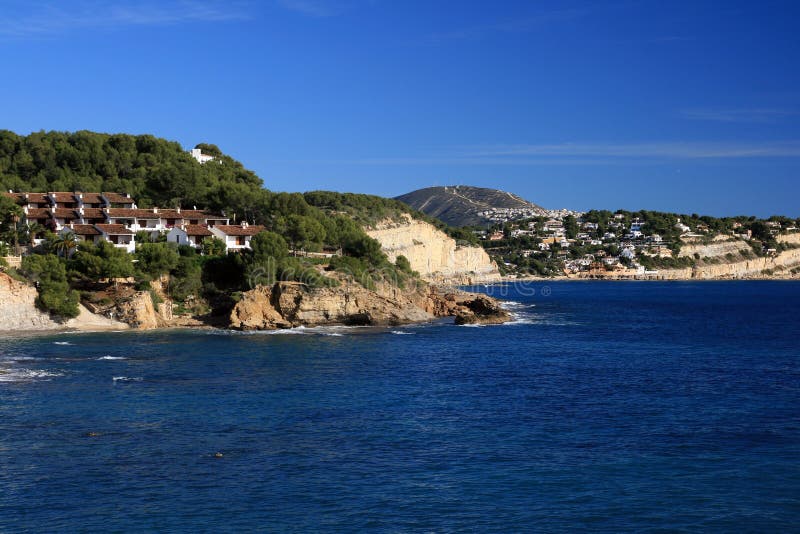 Moraira coast in Alicante - Spain