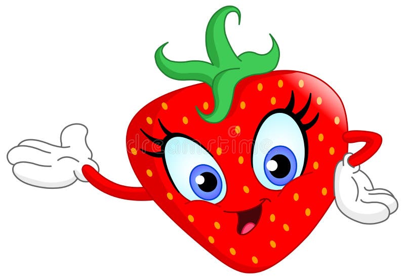 Morango ilustração royalty free